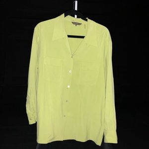 Long sleeve Tommy Bahama silk top.